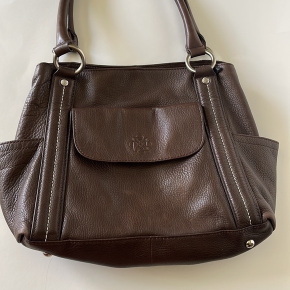Piazza Womens Beautiful Leather Brown Handbag/Shoulder bag - Picture 5 of 16